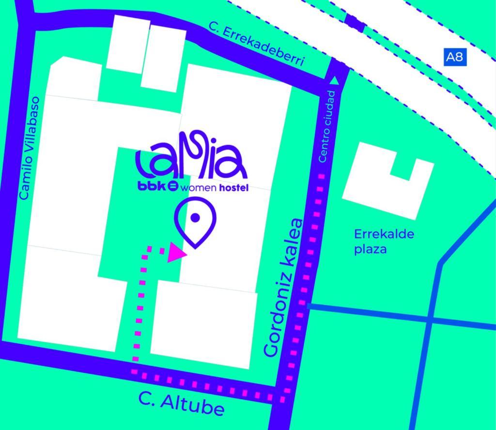 Lamia Bbk Women Hostel-Solo Mujeres Билбао Екстериор снимка